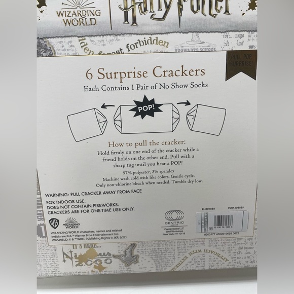 Socks Harry Potter women’s surprise crackers 6 pack fits size 4-10 - Picture 10 of 10